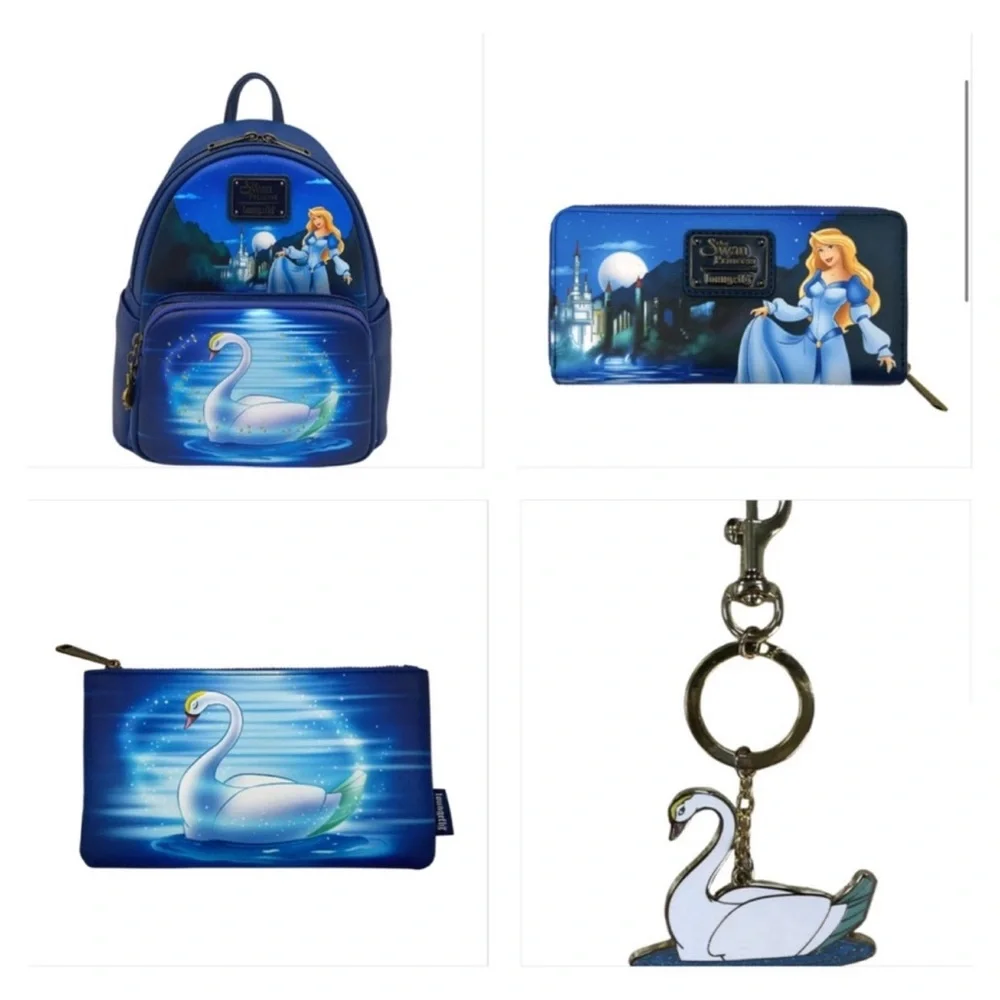 Loungefly Swan Princess Castle Scene Complete Set